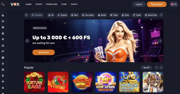 Vox Casino na mobitelu